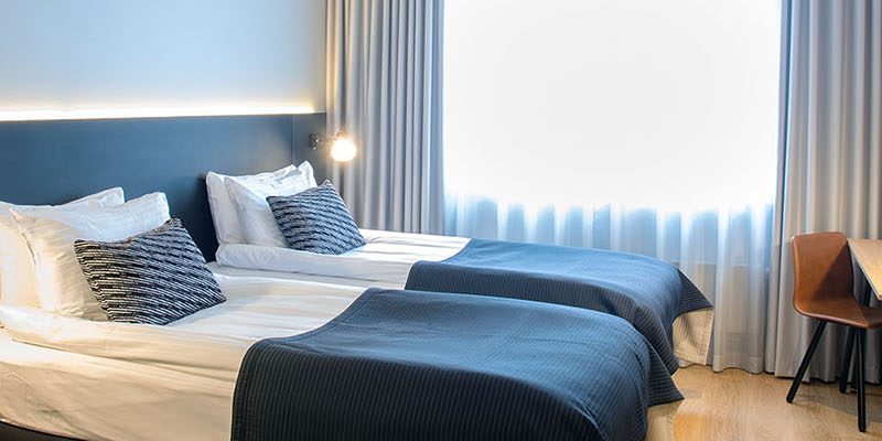 Twin room, top floor